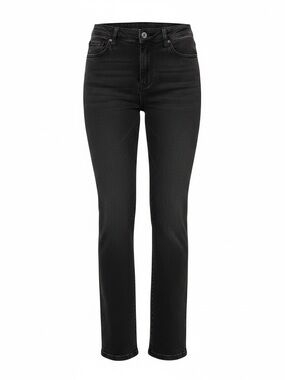 Judy Blue Midnight Black Straight Leg Slim Fit Jeans Size 29 Women’s